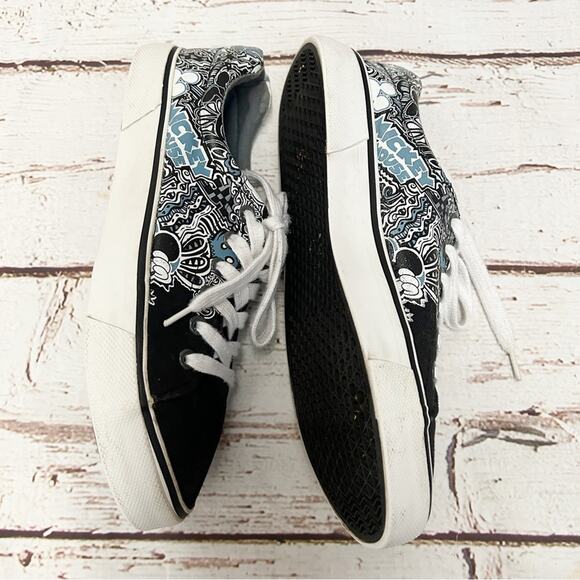 DISNEY PARKS Authentic All Over Print Men’s Shoes Sz 7 - Picture 9 of 10